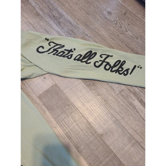 Looney tunes small womens sage long sleeve shirt - Picture 3 of 8